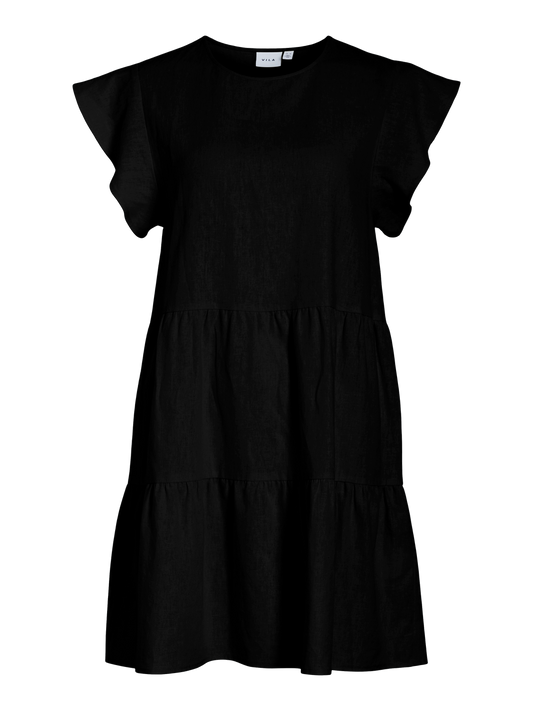 VISUMMER LINEN Dress - Black