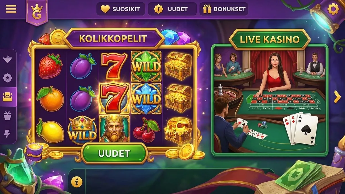 Kasinopelit ja kolikkopelit